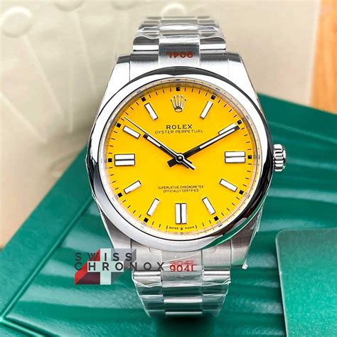 rolex yellow